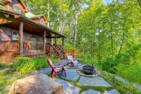 Pet-Friendly Bryson City Cabin with Fire Pit and Deck!